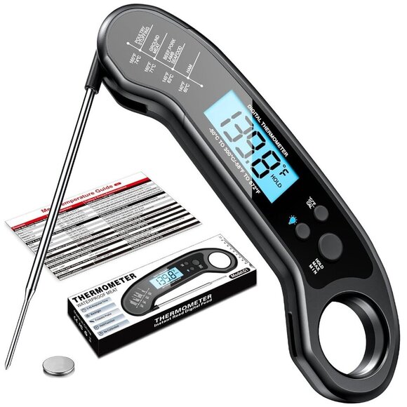 Meat Thermometer Digital, Instant Read Meat ThermometerI for Grill and Cooking - Picture 1 of 7
